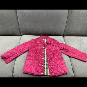 Burberry Girls Quilted Jacket